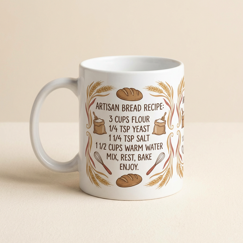 Artisan Bread Recipe Mug